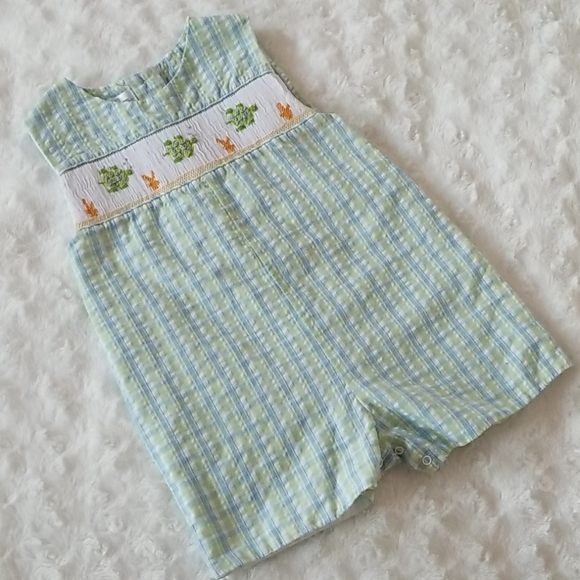 smocked clothes for baby boy
